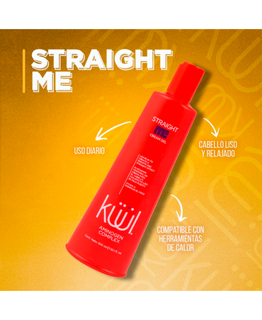 KUUL STRAIGHT ME CREAM GEL 300 ML. (D)