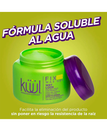 KUUL FIX ME WAX GEL HUMEDO 270 GRS.