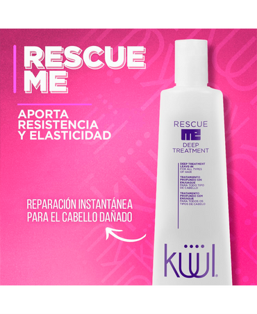 KUUL RESCUE ME DEEP TREATMENT LEAVE IN 300 ML.