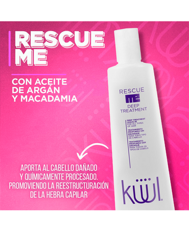 KUUL RESCUE ME DEEP TREATMENT LEAVE IN 300 ML.