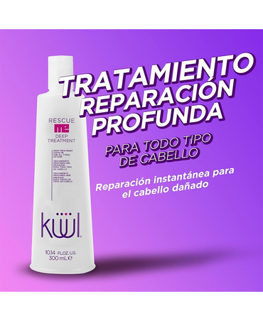 KUUL RESCUE ME DEEP TREATMENT LEAVE IN 300 ML. - El Palacio De La Belleza