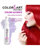 COLOR ART COLOR ACCENTS RED GINGER SHAMPOO 300 ML.