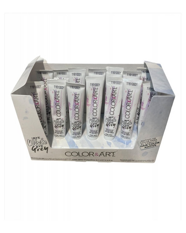 COLOR ART BYE WHITE BYE GREY 4 ML. CAJA C/14