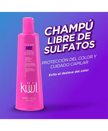 KUUL CLEAN SULFATE FREE SHAMPOO 300 ML.