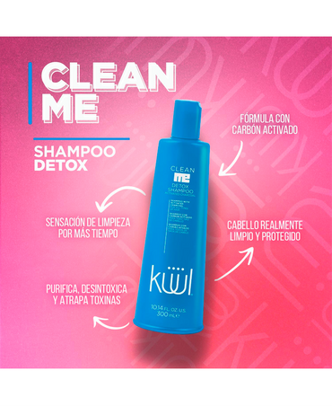 KUUL CLEAN ME DETOX SHAMPOO 300 ML.