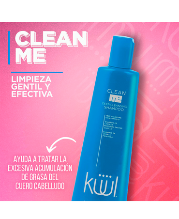 KUUL CLEAN ME DEEP CLEANSING SHAMPOO 1 LT.