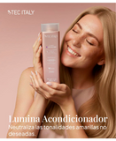 TEC ITALY LUMINA ACONDICIONADOR MATIZADOR RUBIO O BLANCO 300 ML.