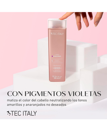 TEC ITALY LUMINA ACONDICIONADOR MATIZADOR RUBIO O BLANCO 300 ML.