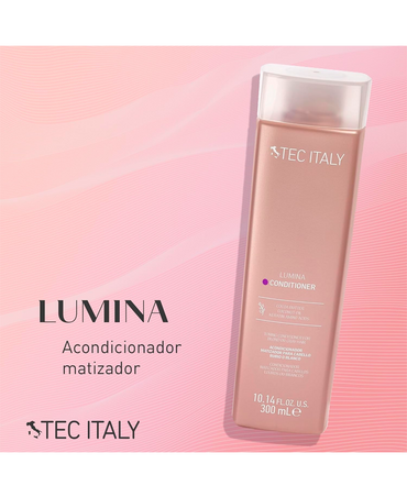 TEC ITALY LUMINA ACONDICIONADOR MATIZADOR RUBIO O BLANCO 300 ML.