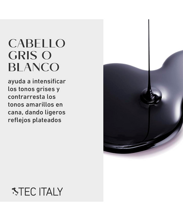 TEC ITALY LUMINA SILVER SHAMPOO CABELLO GRIS Y BLANCO 300 ML.