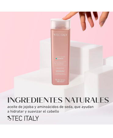 TEC ITALY LUMINA SILVER SHAMPOO CABELLO GRIS Y BLANCO 300 ML.