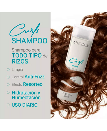 TEC ITALY CURLS SHAMPOO 300 ML.