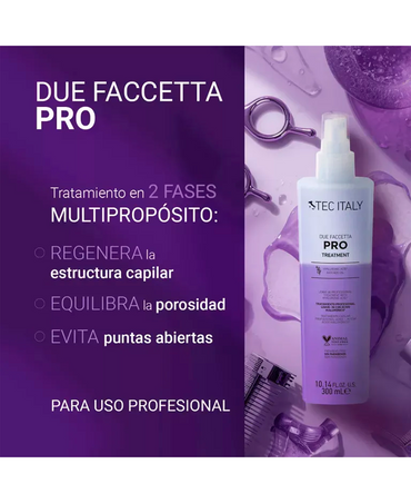TEC ITALY DUE FACCETTA PRO TREATMENT SPRAY 300 ML.