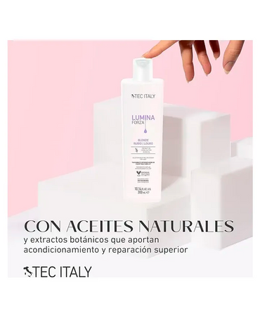 TEC ITALY LUMINA FORZA BLONDE TRATAMIENTO 300 ML.