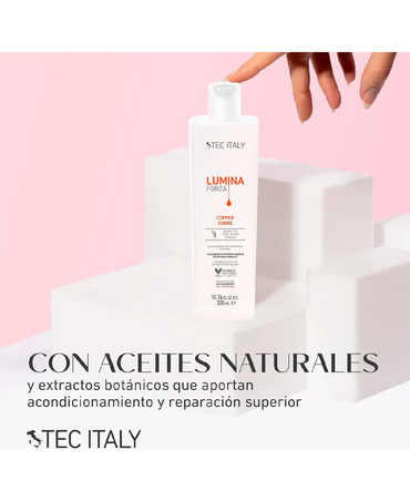 TEC ITALY LUMINA FORZA COPPER TRATAMIENTO 300 ML.