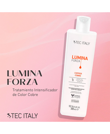 TEC ITALY LUMINA FORZA COPPER TRATAMIENTO 300 ML.