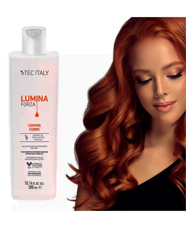 TEC ITALY LUMINA FORZA COPPER TRATAMIENTO 300 ML.