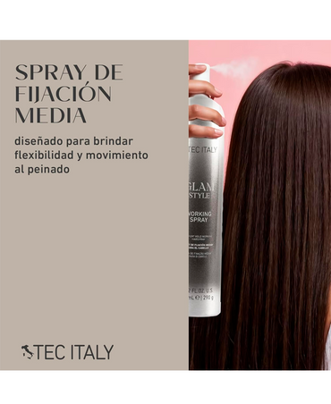TEC ITALY GLAM STYLE WORKING SPRAY 400 ML.