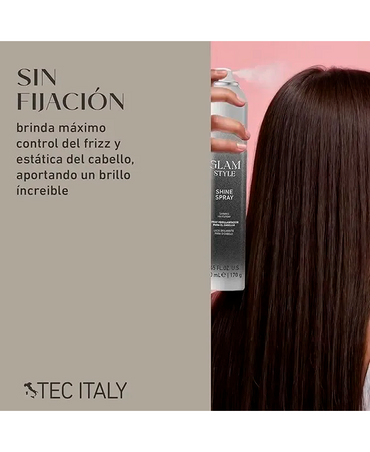 TEC ITALY GLAM STYLE SHINE SPRAY 250 ML.