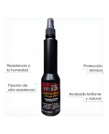 NUTRAPEL INSTA FREEZE  BUILD & SCULPT HAIR SPRAY NO AEROSOL 300 ML. NF14