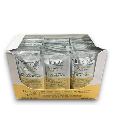 NUTRAPEL TRATAMIENTO RESECO SACHET CAJA CON 36 PIEZAS NU20