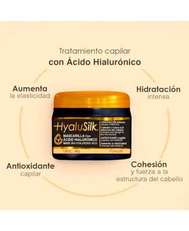 NUTRAPEL HYALUSILK MASCARILLA CON ACIDO HIALURONICO 360 GR.HT30