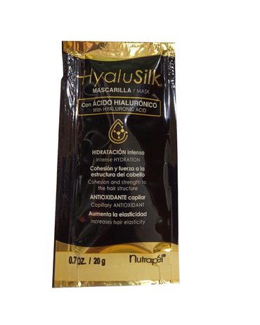 NUTRAPEL HYALUSILK MASCARILLA CON ACIDO HIALURONICO 20 GRS. HT20