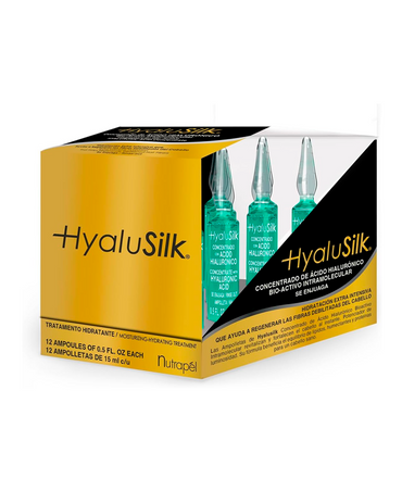 NUTRAPEL HYALUSILK AMPOLLETA 15 ML. CAJA C/12 CA.HY - El Palacio De La Belleza