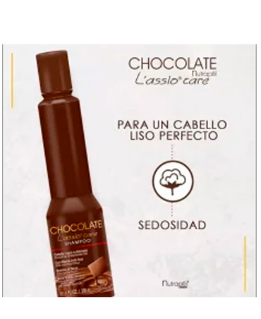 NUTRAPEL CHOCOLATE LASSIO LS01 SHAMPOO 1 L. - El Palacio De La Belleza