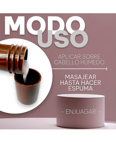 NUTRAPEL CHOCOLATE LASSIO LS30 SHAMPOO 300 ML. - El Palacio De La Belleza
