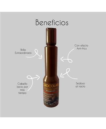 NUTRAPEL CHOCOLATE LASSIO LS30 SHAMPOO 300 ML. - El Palacio De La Belleza