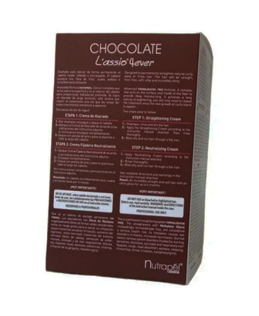NUTRAPEL CHOCOLATE LASSIO L430 4 EVER ESTUCHE ALACIADO PERMANENTE