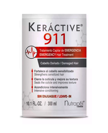 NUTRAPEL KERACTIVE 911 TRATAMIENTO SIN ENJUAGUE 250 ML. PK911.30