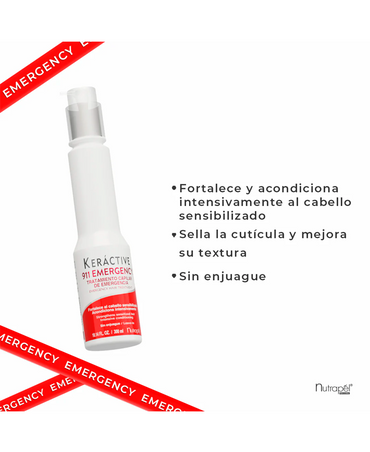 NUTRAPEL KERACTIVE 911 TRATAMIENTO SIN ENJUAGUE 250 ML. PK911.30