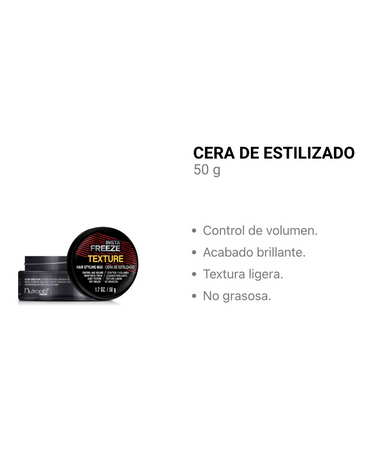 NUTRAPEL INSTA FREEZE TEXTURE CERA DE ESTILIZADO 50 GRS. CIF