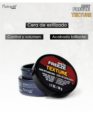 NUTRAPEL INSTA FREEZE TEXTURE CERA DE ESTILIZADO 50 GRS. CIF