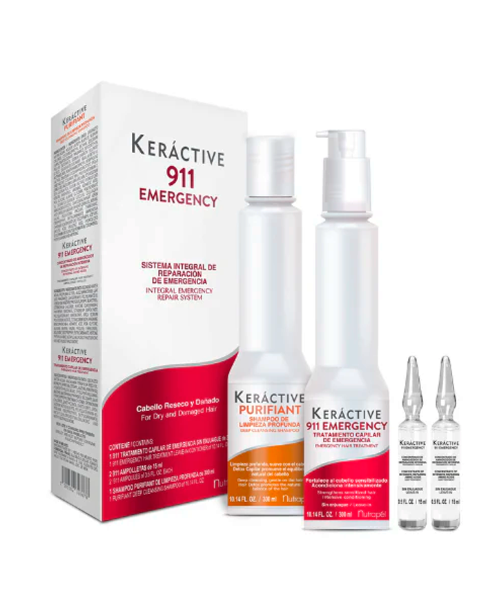 NUTRAPEL KERACTIVE 911 SISTEMA INTEGRAL 4 PIEZAS. SIK911
