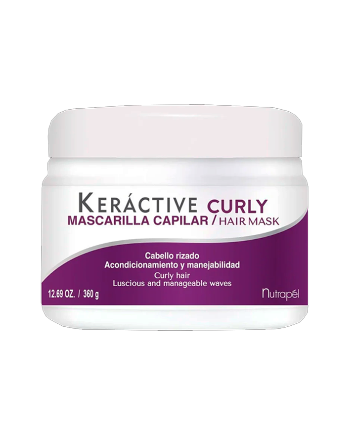 NUTRAPEL KERACTIVE CURLY TRATAMIENTO RIZOS MASK 360 GRS. TKC30