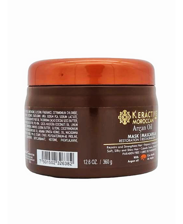 NUTRAPEL KERACTIVE MOROCCAN ARGAN OIL MASCARILLA 360 GRS. MKT