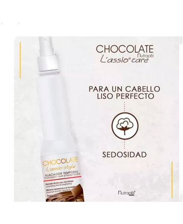 NUTRAPEL CHOCOLATE LASSIO LA30 STYLE ALACIADOR TEMPORAL 300 ML. - El Palacio De La Belleza