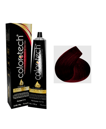 COLOR TECH TINTE 5.6 CASTAÑO CLARO ROJIZO - El Palacio De La Belleza
