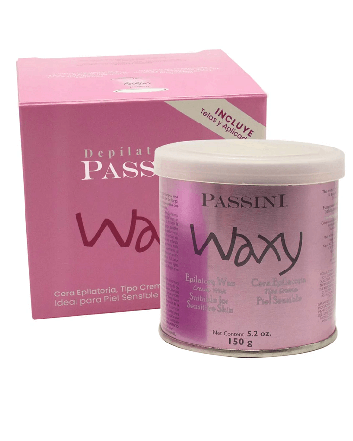 PASSINI WAXY CERA DEPILATORIA C/TELAS 150 GRS.