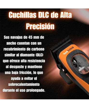 4X4 PLATINUM CLIPPER MOTOR 10000 RPM NARANJA