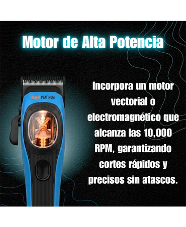 4X4 PLATINUM CLIPPER MOTOR 10000 RPM AZUL