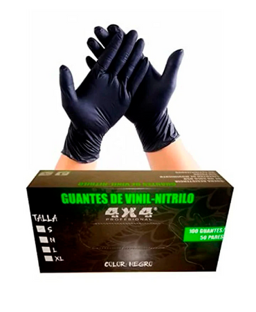4X4 GUANTES VINIL-NITRILO EXTRA GRANDE C/50 PARES