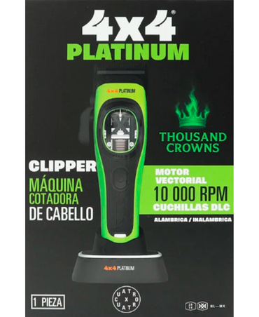 4X4 PLATINUM CLIPPER MOTOR 10000 RPM VERDE