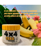 4X4 CERA TELARAÑA AROMA PLATANO 100 GRS.