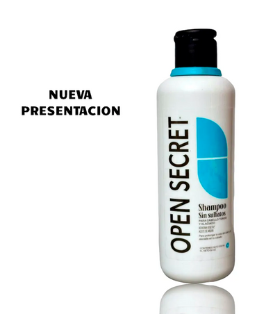 OPEN SECRET SHAMPOO SIN SULFATOS 300 ML.