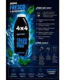 4X4 PROFESIONAL TALCO ULTRA FINO CLASICO 255 GRS.