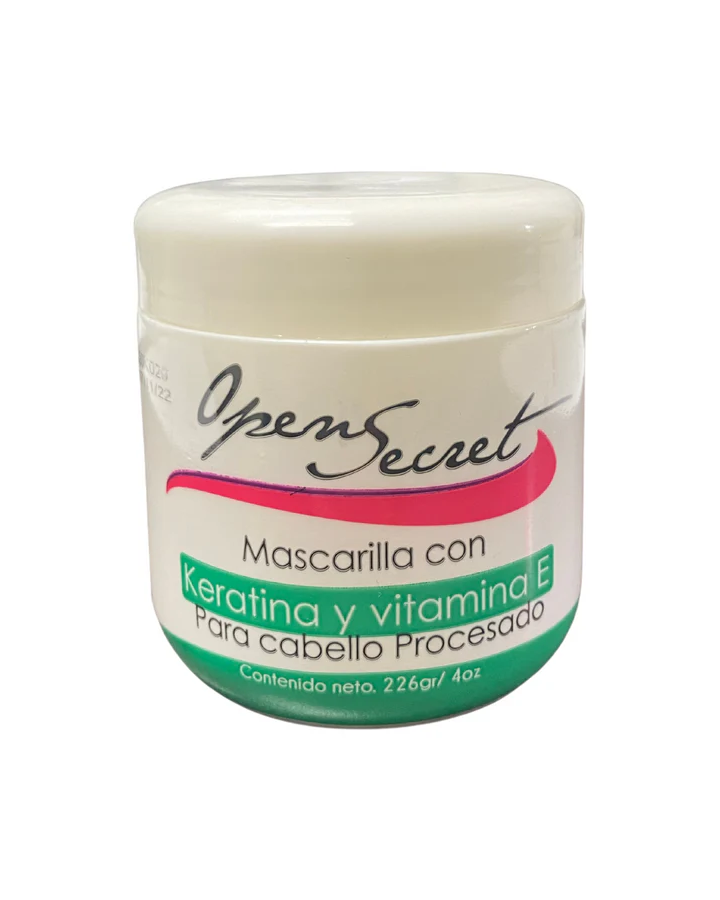 OPEN SECRET MASCARILLA DE KERATINA CON VITAMINA E